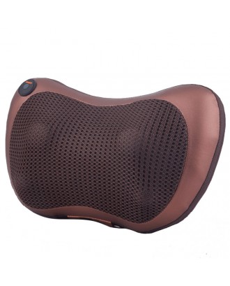 Heating Soft U Shape Travel Vibrating Neck Electric Massager Pillow U-Shaped Car Pillow