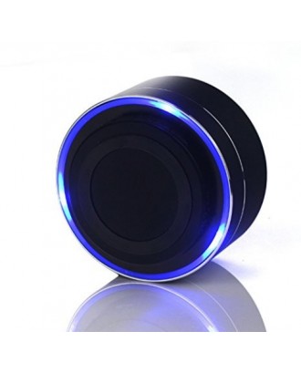 Outdoor Portable Mini Round Shape Colorful LED Light A10 Wireless Bluetooth Speakers