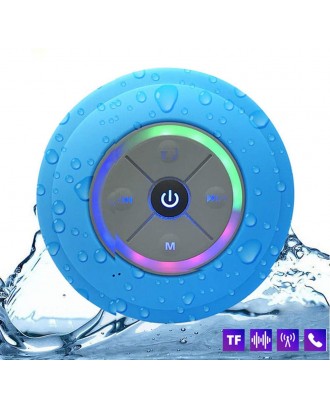 Factory OEM waterproof IPX4 LED light speaker box mini blue tooth speaker accessories blue tooth wireless portable speaker